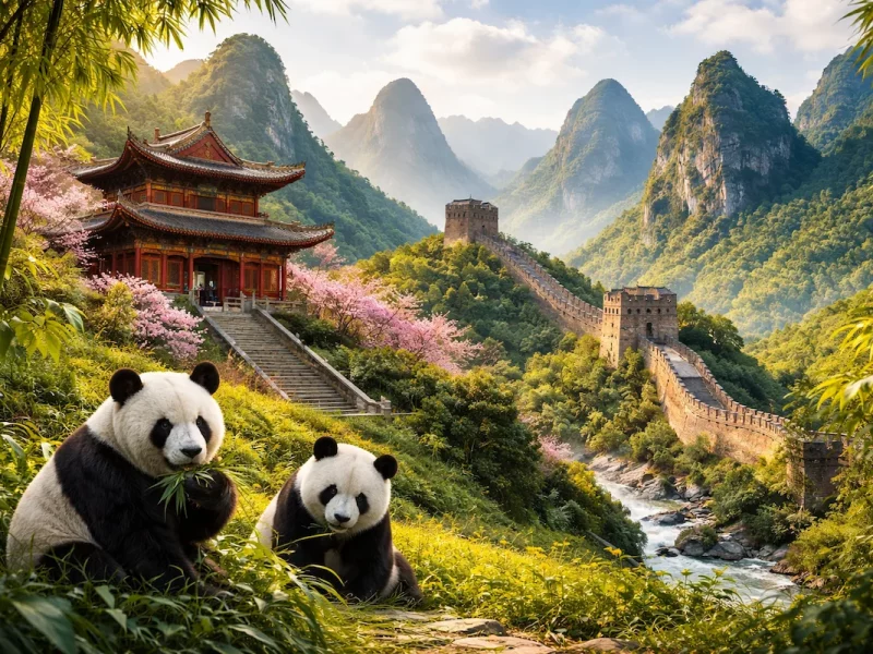 китай панды