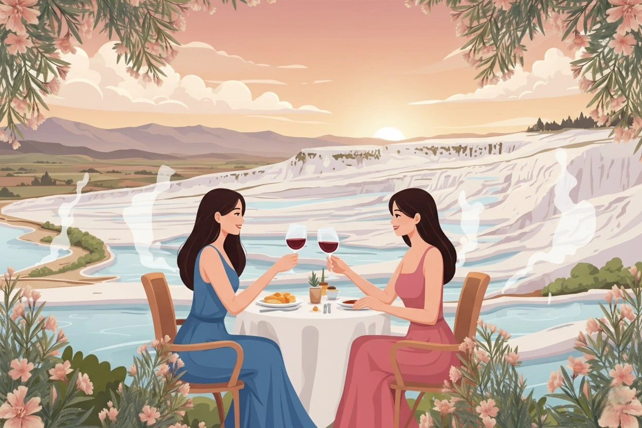 обед в памуккале