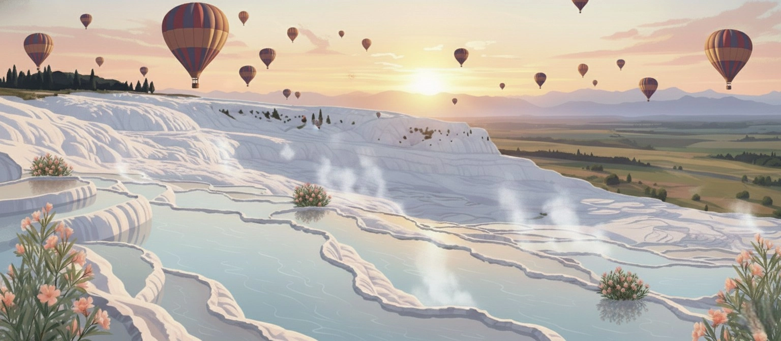 памуккале полет на шарах